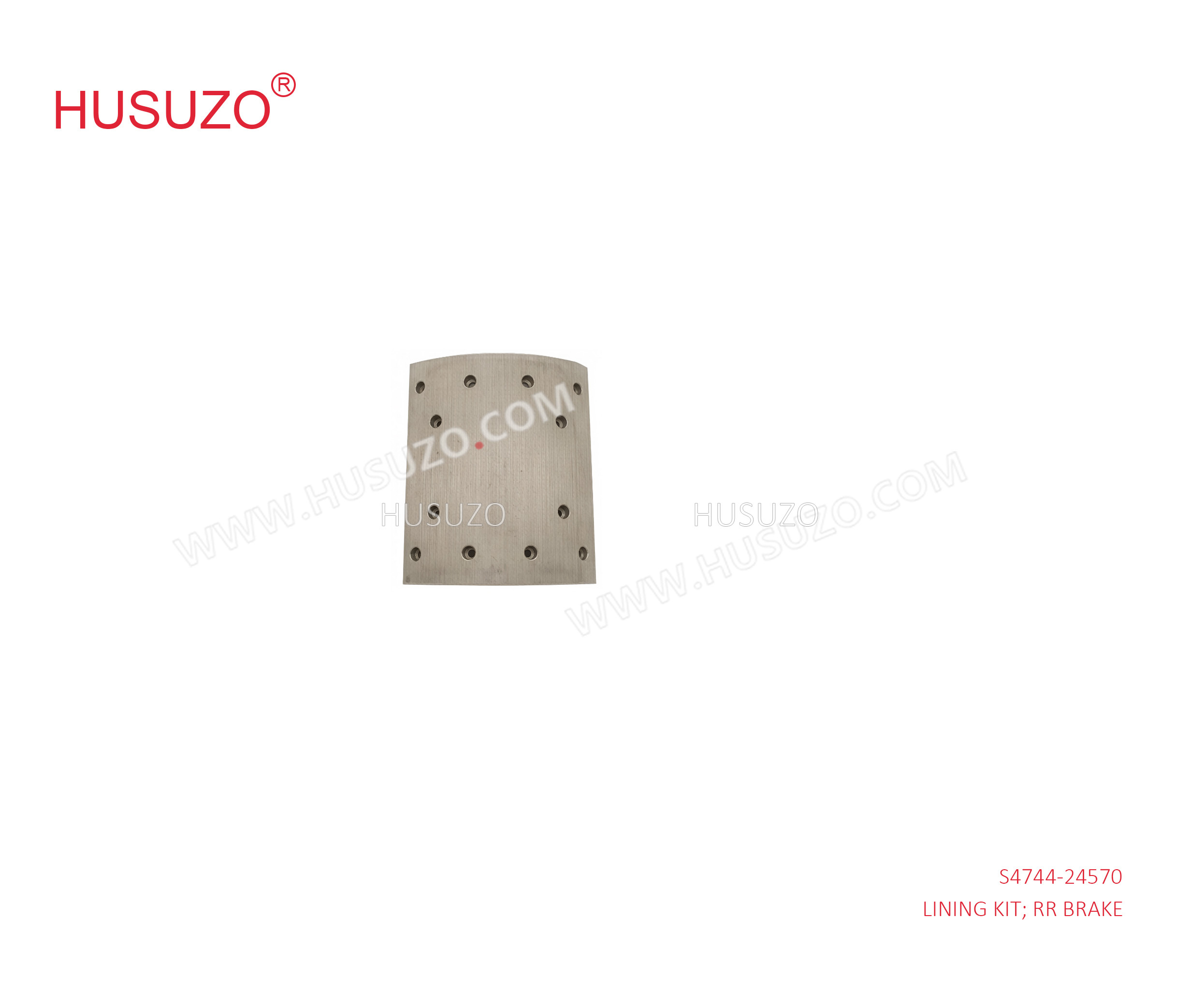 S4744-24570 LINING KIT; RR BRAKE for ISUZU HINO500 J08E