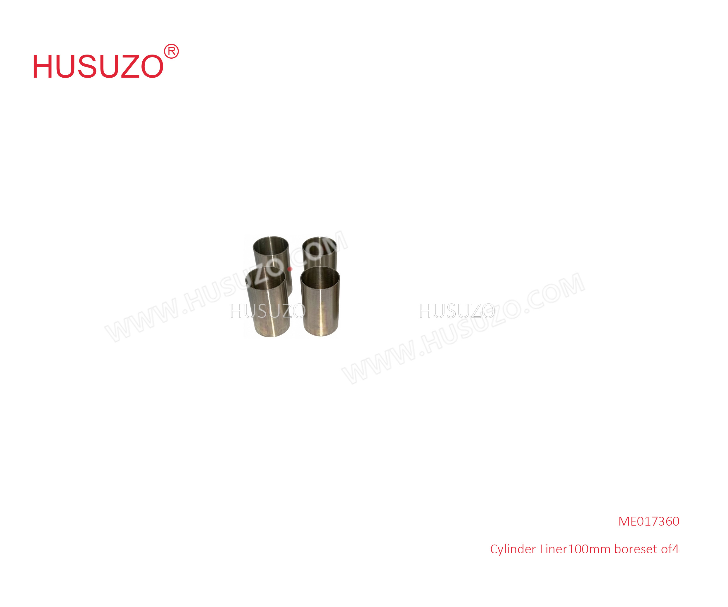 Cylinder Liner100mm boreset of4  ME017360 for Mitsubishi 4D32
